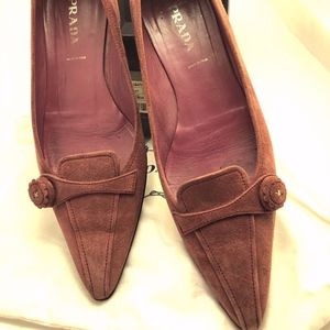 Prada in Plum flat